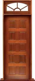 10 panel: door in frame