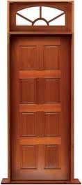 8 panel: single door + sidelight on right