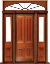 cricket bat: single door +  two sidelights