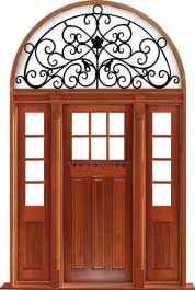 ashgrove: single door + sidelight on left