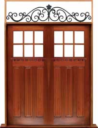 ashgrove: single door + sidelight on left