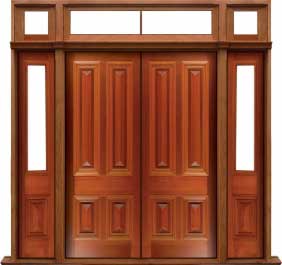 cricket bat: single door +  two sidelights