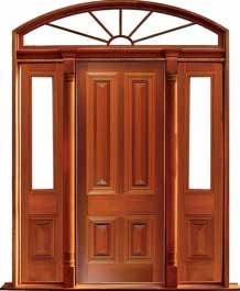 cricket bat: single door +  two sidelights