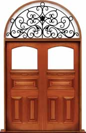 edwardian: single door + sidelight on left