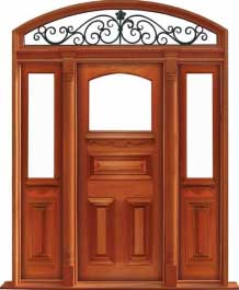 edwardian: single door + sidelight on left