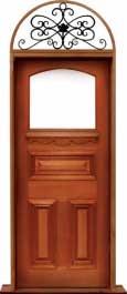 edwardian: single door + sidelight on left