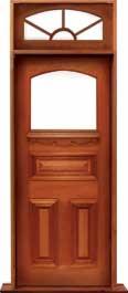 edwardian: single door + sidelight on left