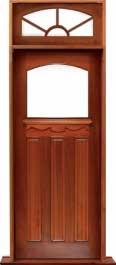 federation archtop: single door + sidelight on left