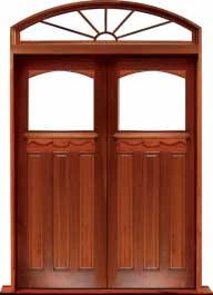 federation archtop: single door + sidelight on left