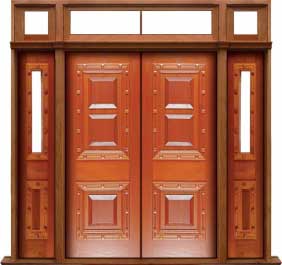 mediterranean: door in frame