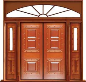 mediterranean: door in frame
