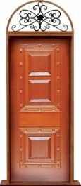 mediterranean: door in frame