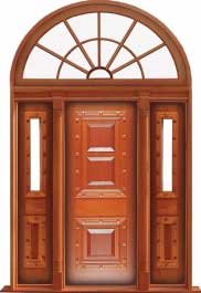 mediterranean: door in frame