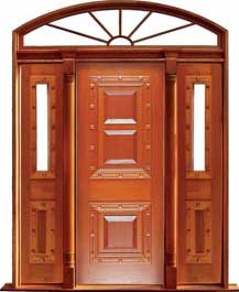 mediterranean: door in frame
