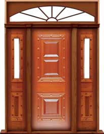 mediterranean: door in frame