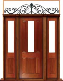 paddington: double door + sidelight on left