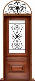 sovereign iron: single door +  two sidelights