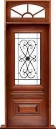 sovereign iron: single door + sidelight on left
